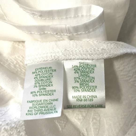 Lilly Pulitzer Arlana One-Shoulder Skirted Romper/Dress in Resort White - Picture 7 of 7